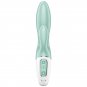 Satisfyer Air Pump Bunny 5+ Inflatable Rabbit Vibrator App - Green