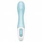 Satisfyer Air Pump Vibrator 5+ Inflatable G-spot Vibrator App - Blue