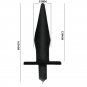 Baile Vibrating Plug And Remote Control Wireless Black
