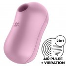 Satisfyer Cotton Candy Air Pulse Stimulator & Vibrator - Lilac