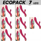 Ecopack 7 Uds - Cici Beauty Premium Silicone Rabbit Vibrator