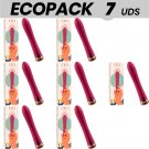 Ecopack 7 Uds - Cici Beauty Premium Silicone Push Bullet