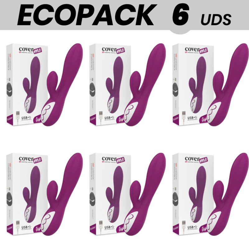 Ecopack 6 Uds - Coverme Taylor Vibrator Compatible With Watchme Wireless Technology