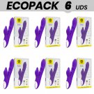 Ecopack 6 Uds - Galatea Galo Lilac Vibrator Compatible With Watchme Technology