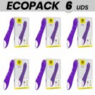 Ecopack 6 Uds - Galatea Dante Lilac Vibrator Compatible With Watchme