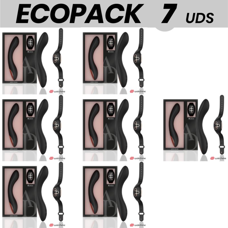 Ecopack 7 Uds - Anne S Desire Curve Remote Control Watchme Technology Black/gold