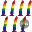 Mythology Devon Pride Dildo M 6+1 Free