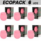 Ecopack 6 Uds - Mia Rose Limited Edition Wave Clitoral Sucker - Pink