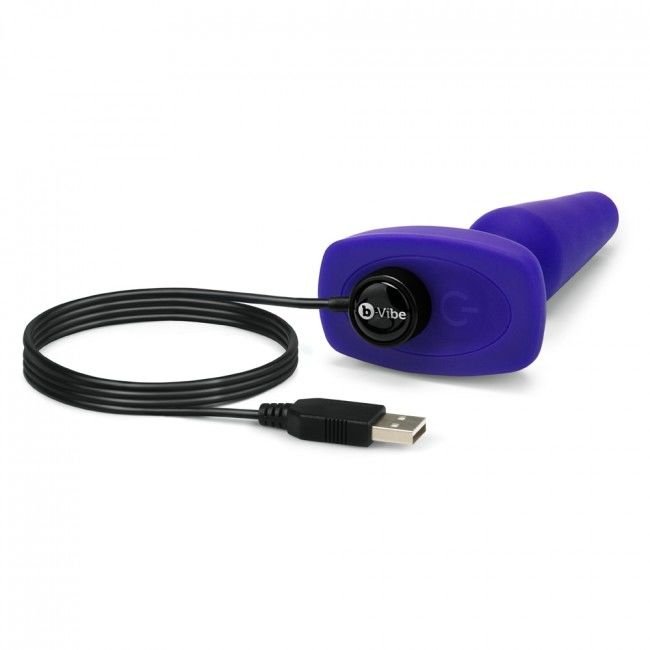 B-vibe Trio Remote Control Plug Purple
