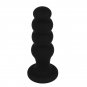 Black&silver - Scott Anal Plug Premium Silicone Black