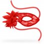 Ohmama Masks Lace Eyemask And Flower, Red