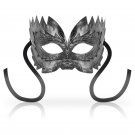 Ohmama Masks Venetian Eyemask, Silver