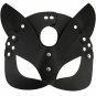 Coquette Chic Desire Vegan Leather Mask With Cat Ears