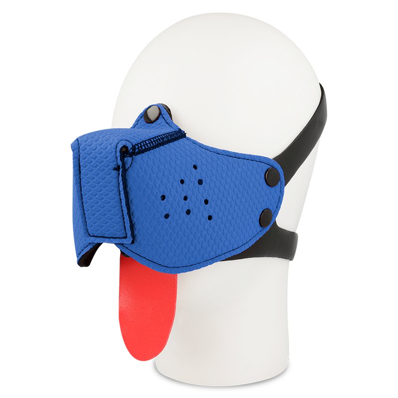 Ohmama Fetish Dog Muzzle, Blue