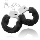 Ohmama Fetish Flurry Metal Cuffs, Black