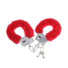 Diablo Picante, Pleasure Furry Handcuffs Red