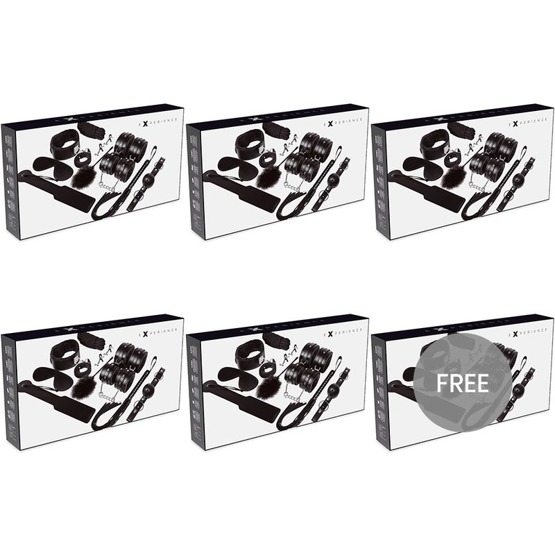 Experience Bdsm Fetish Kit Black Series 5+1 Free