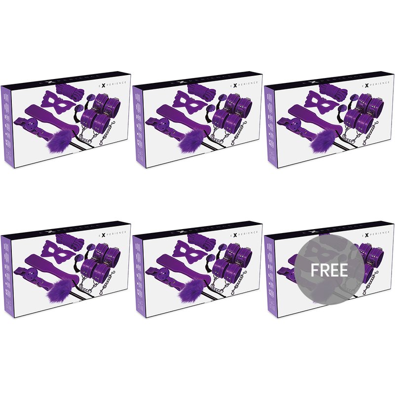 Experience Bdsm Fetish Kit Purple Series 5+1 Free