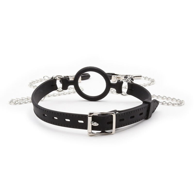 Ohmama Fetish Silicone O-ring Gag Nipple Clamps