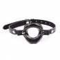 Ohmama Fetish Black Lips Gap With Pu Strap