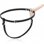 Fetish Submissive Silicone Strap-on Vibrator Flesh 15cm