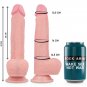 Rockarmy Harness + Liquid Silicone Vibrator Premium Apache Remote Control 22cm