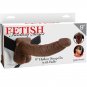 Fetish Fantasy Series 9" Hollow Strap-on With Balls 22.9cm Brown