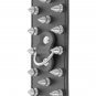 Darkness Kulls And Bones Handcuffs With Spikes