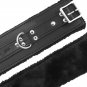 Darkness Love Cuffs, Wrist With Fur Black