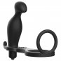 Addicted Toys Anal Plug And Cock Ring Black