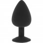 Ohmama Silicone Butt Plug Diamond Size L - 9 Cm