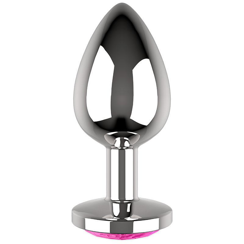 Coquette Anal Plug Metal Pink Color Size L 4 X 9cm