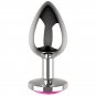 Coquette Anal Plug Metal Pink Color Size L 4 X 9cm