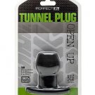 Perfect Fit Ass Tunnel Plug Silicone Black M