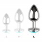 Coquette Chic Desire Anal Plug Metal Blue Color Size L 4 X 9cm