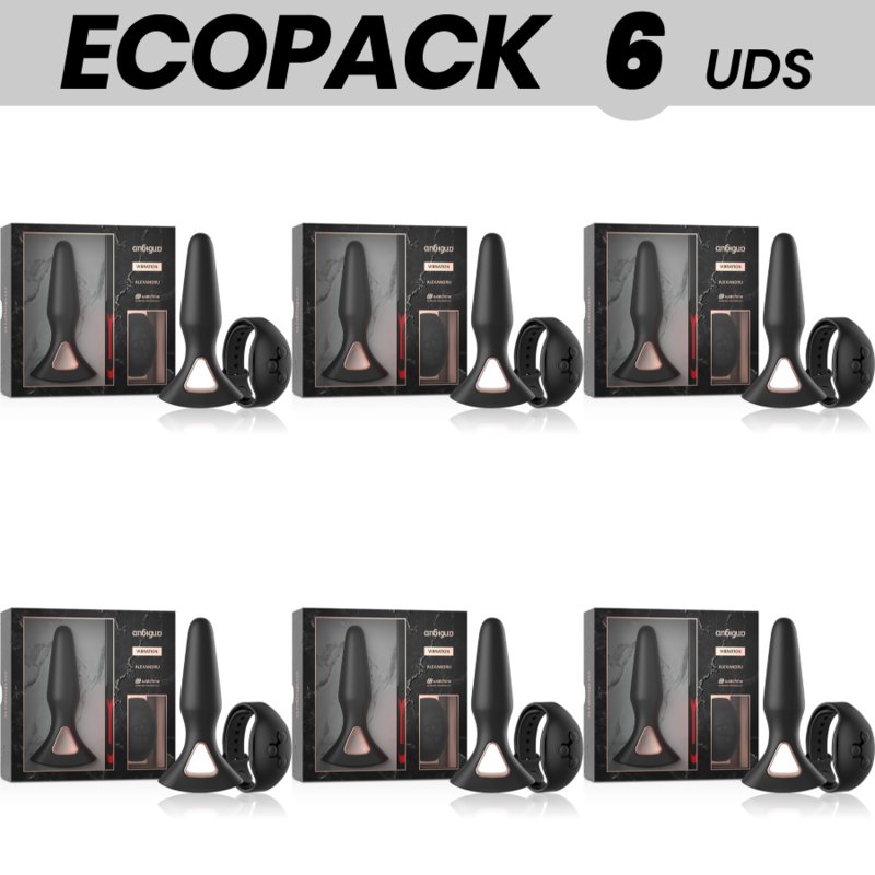 Ecopack 6 Uds - Old Watchme Remote Control Vibrating Anal Plug Alexandru
