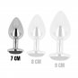 Ohmama Anal Plug Metal Black 7 Cm