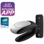Satisfyer Double Fun Partner Vibrator, Black