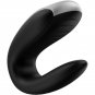 Satisfyer Double Fun Partner Vibrator, Black