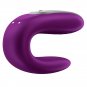 Satisfyer Double Fun Partner Vibrator, Purple