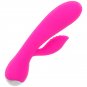 Ohmama Usb Rechargeable Silicone Rabbit Vibrator 10 Speeds 19 Cm