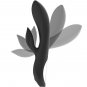 Black and Silver Kaultz Vibrator Touch Control