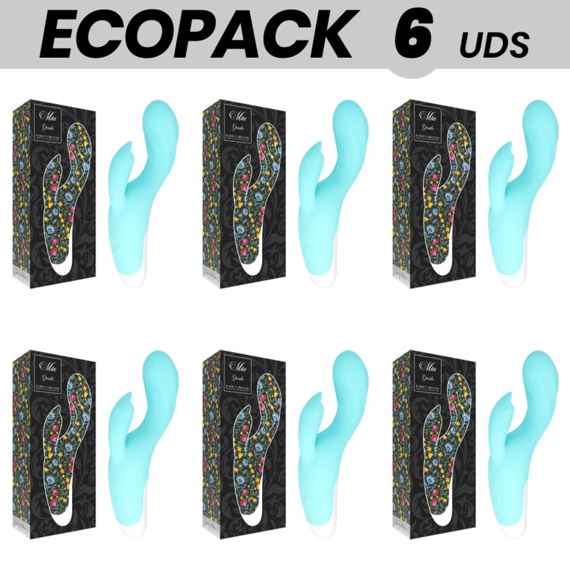 Ecopack 6 Units - Mia Dresde Turquoise Blue Vibrator