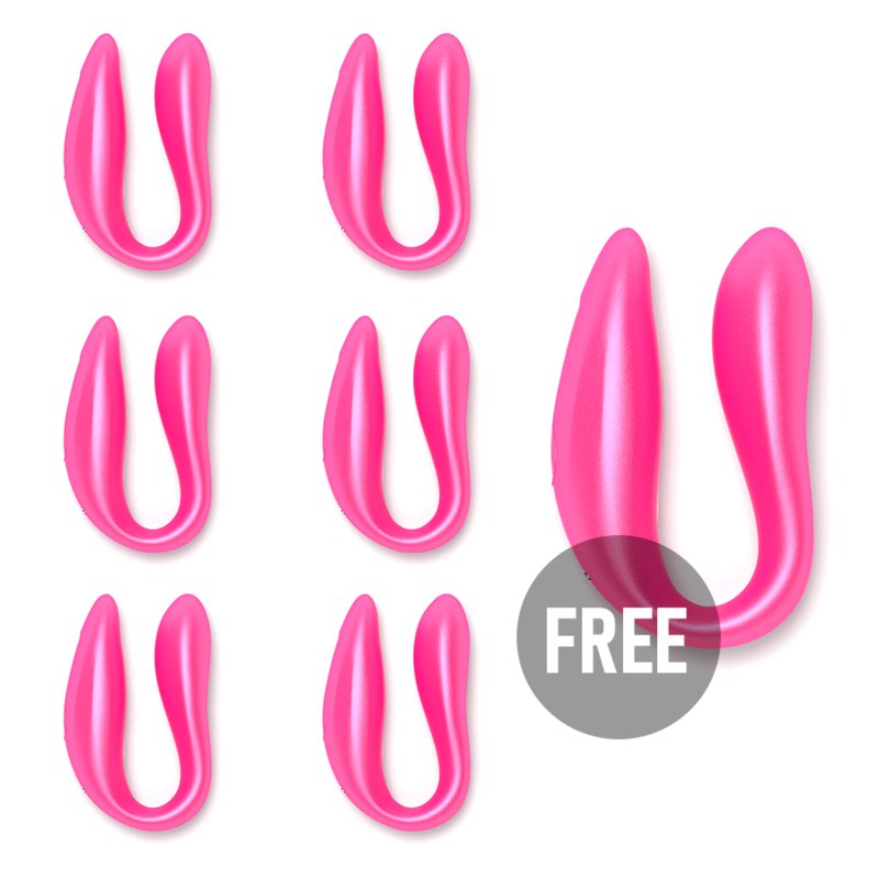 Oninder G-spot & Clitoral Stimulator Pink - Free App 6+1 Free