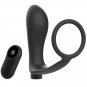 Addicted Toys Remote Control Anal Massager And Cock Ring With Vibrator