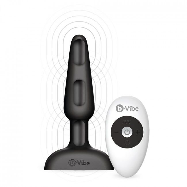 B-vibe Trio Remote Control Plug Black
