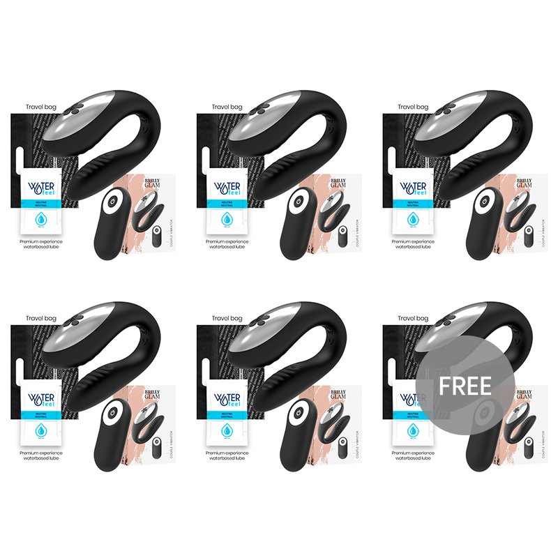 Brilly Glam We Love For Partners Black Remote Control 5 + 1 Free