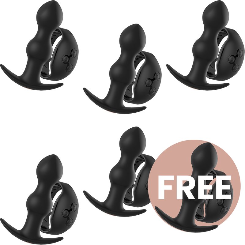Anbiguo Watchme Remote Control Anal Vibrator Tiberio 5+1 Free