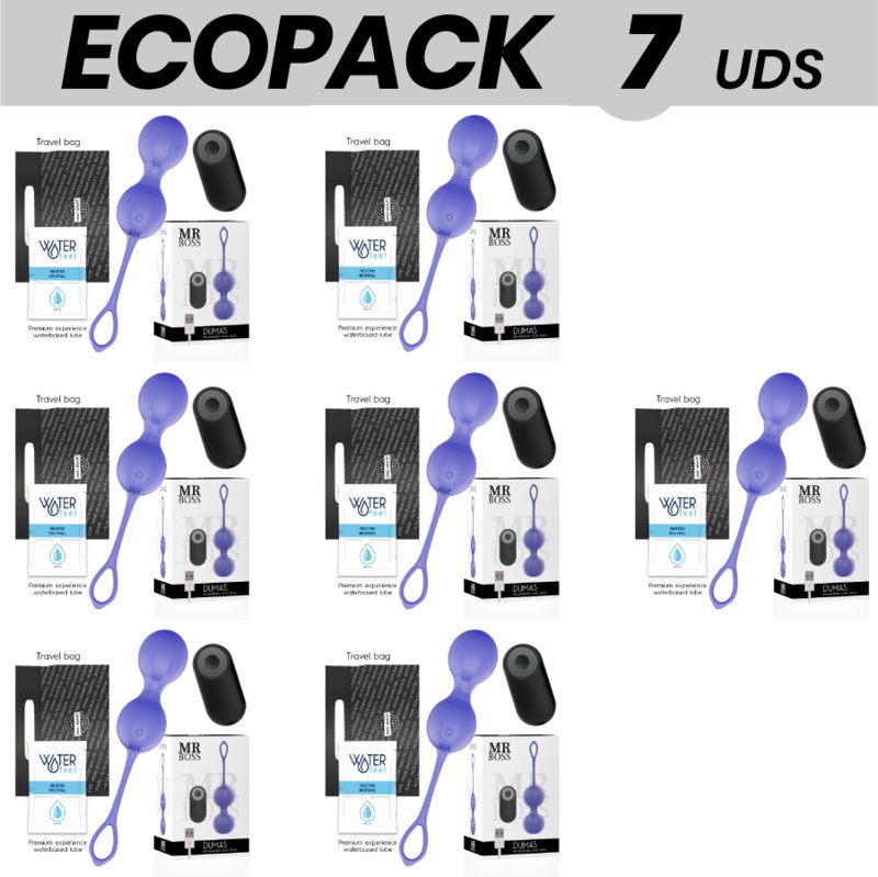 Ecopack 7 Uds - Mr Boss Dumas Kegel Vibratory Balls Remote Control