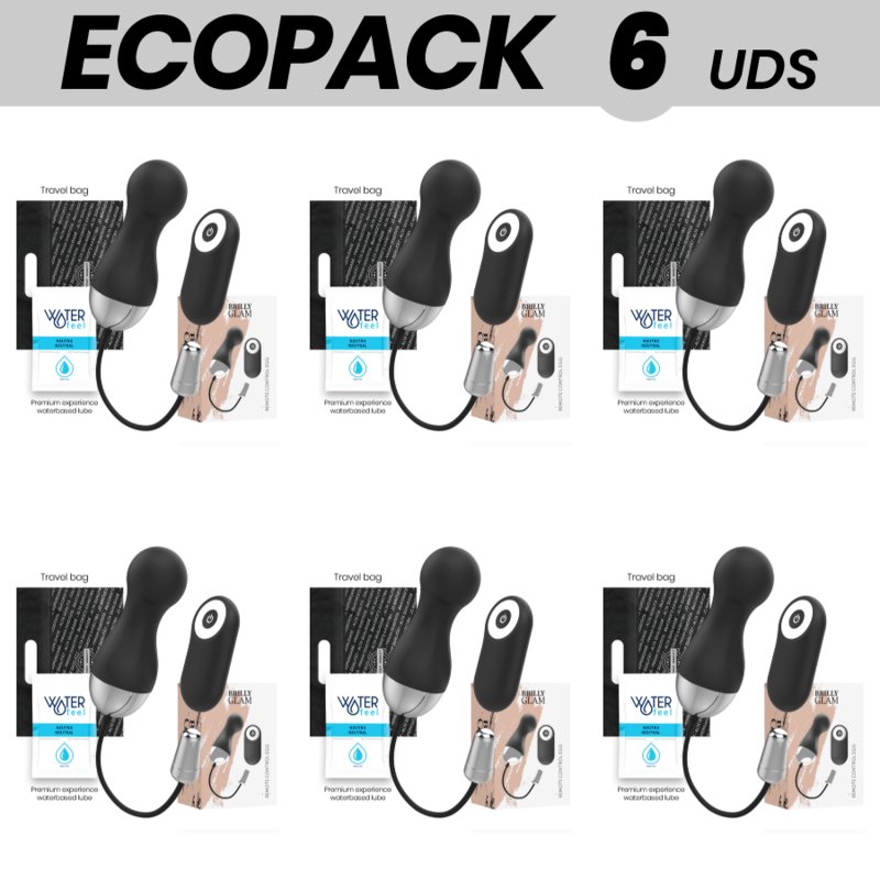 Ecopack 6 Uds - Brilly Glam Ian Remote Control Stimulator